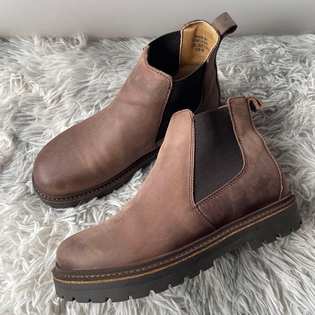 【極美品】ビルケンシュトック サイドゴアブーツ 38