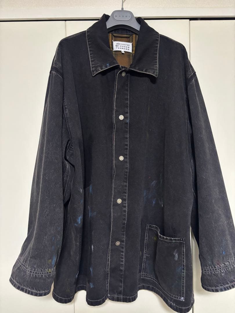 Maison Margiela ブラックデニム カバーオール 46 タグ付き