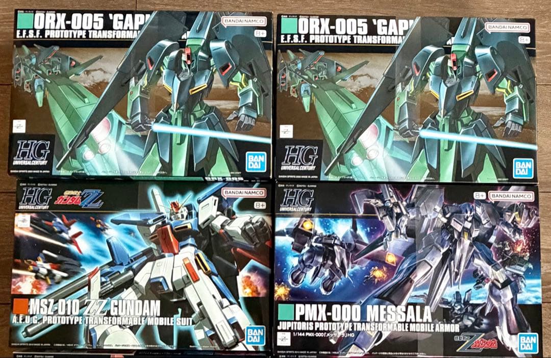 シ*ウ様 ガンプラ　まとめ売り　メッサーラ ギャプラン ZZガンダム