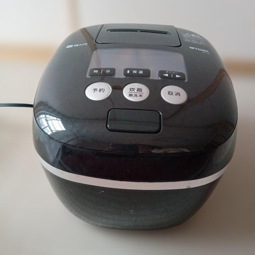 お値下げ不可TIGER タイガー　JPC-G 炊飯器 黒　21年製　5.5合炊き