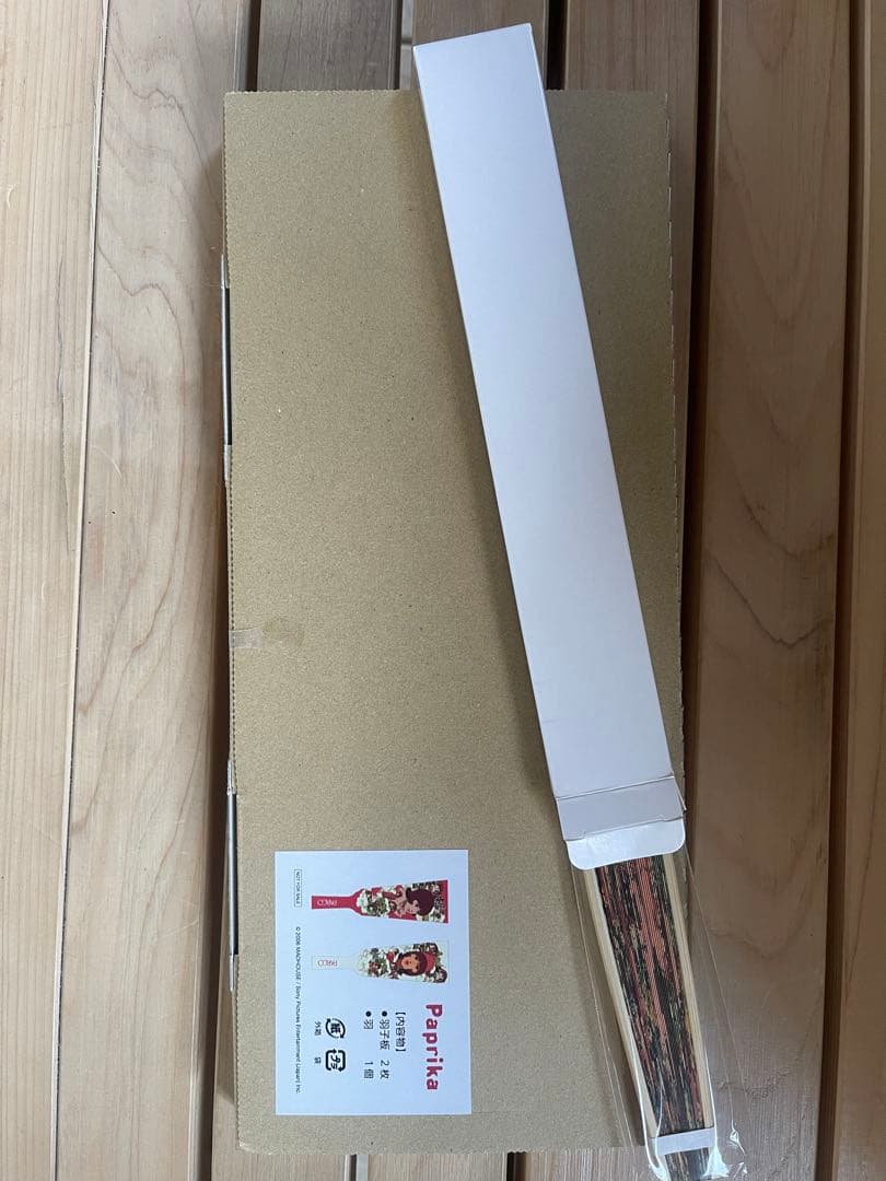 PARCO GRAND BAZAR 映画「パプリカ」の羽子板セット　と、扇子