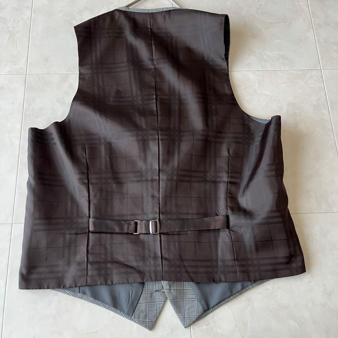 仕立良✨MAISON Re:TAILOR グレンチェック3Pスーツ グレーL