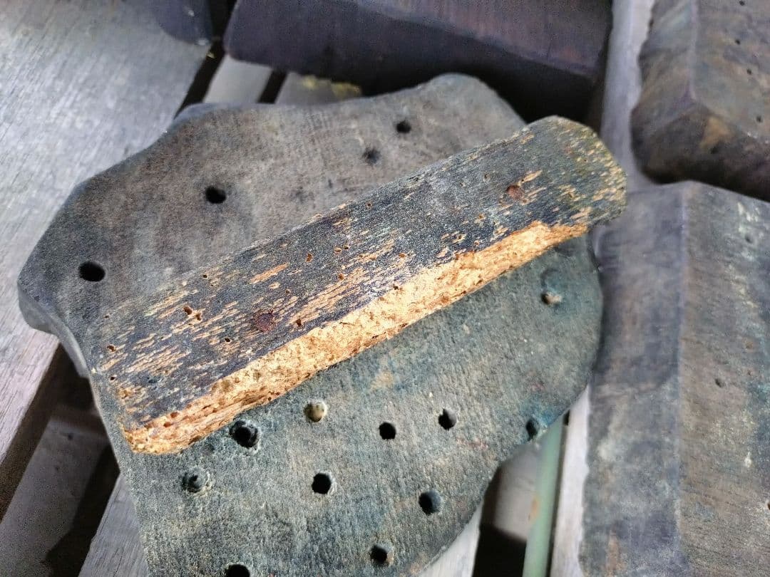 バティック 木型 木版 アンティーク ジャワ更紗