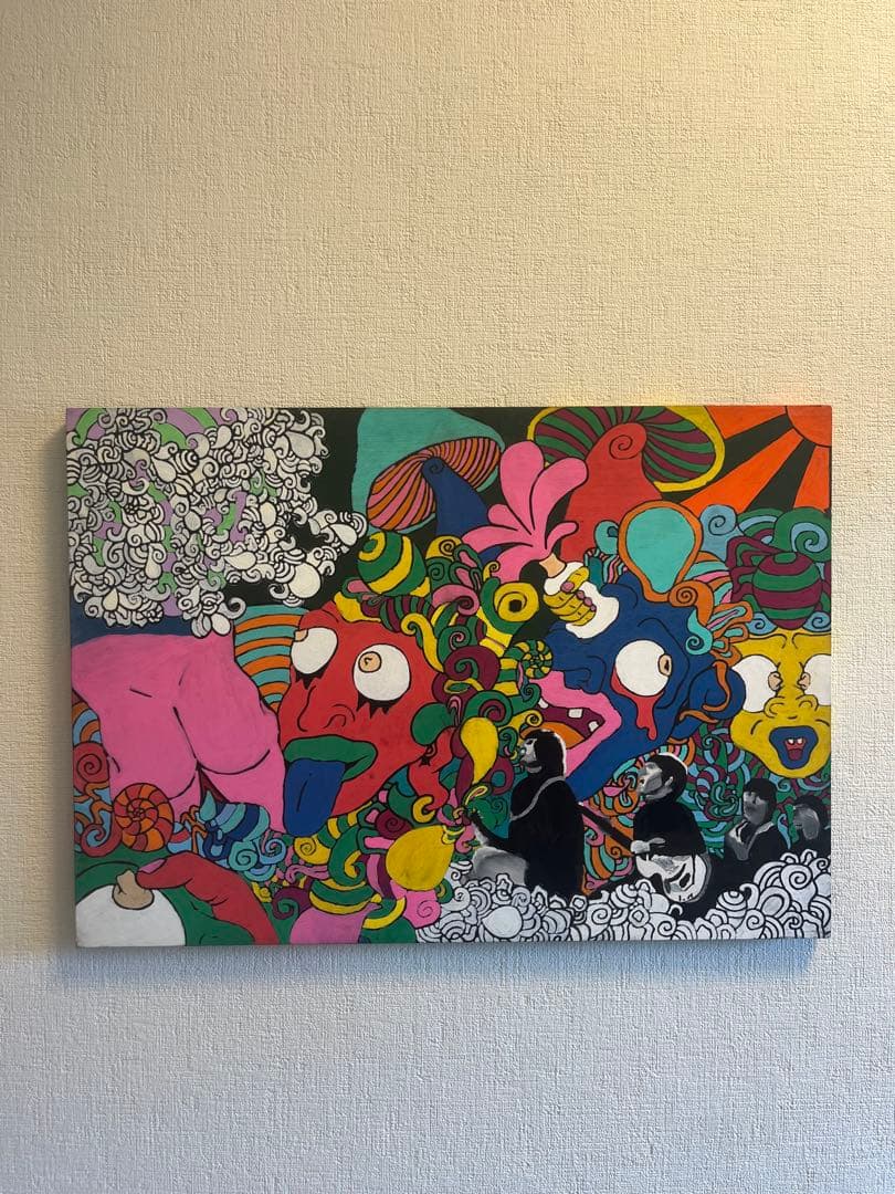 カラフルなポップアート 絵画