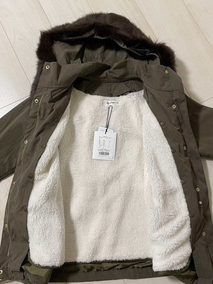 【新品未使用】マイストラーダ　ライナー付きモッズコート　38 M カーキ