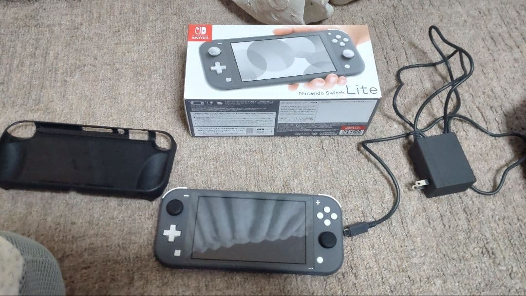 Nintendo Switch Lite グレー 本体 充電器 ケース付き