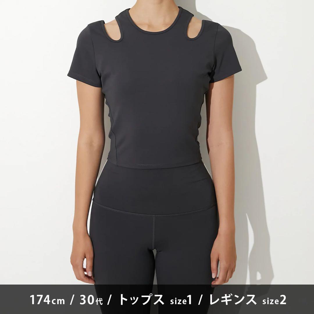 【新品未使用】滝沢眞規子 TAKIMAKI CUP-IN TEE ヨガウェア