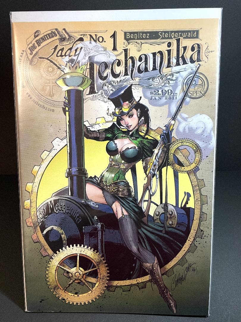 稀有　Lady Mechanika #1 J Scott Campbell