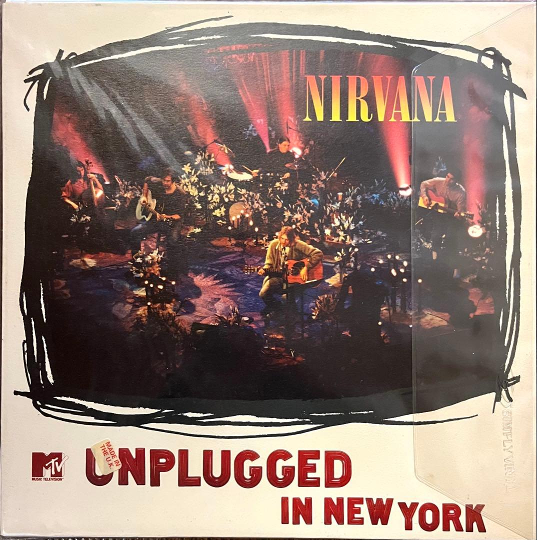 NIRVANA UNPLUGGED IN NEW YORK LP 美品◎