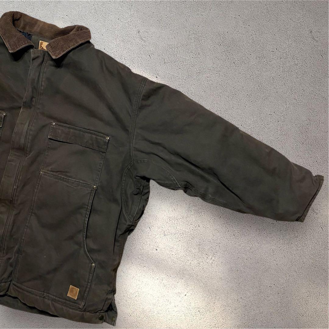 まつまんダックジャケット襟コーデュロイブラウン3XLトラディショナルBER