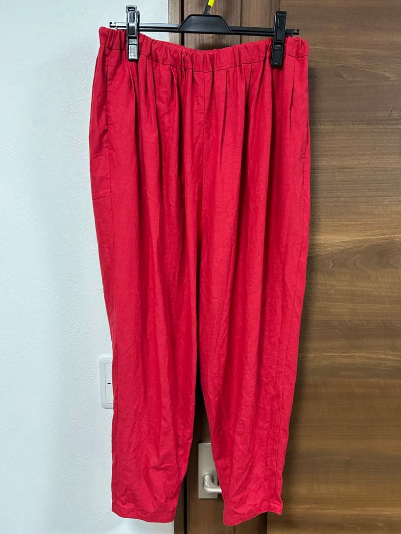 シャルワーパンツ　ダウンレッド　スズキタカユキ　01サイズ