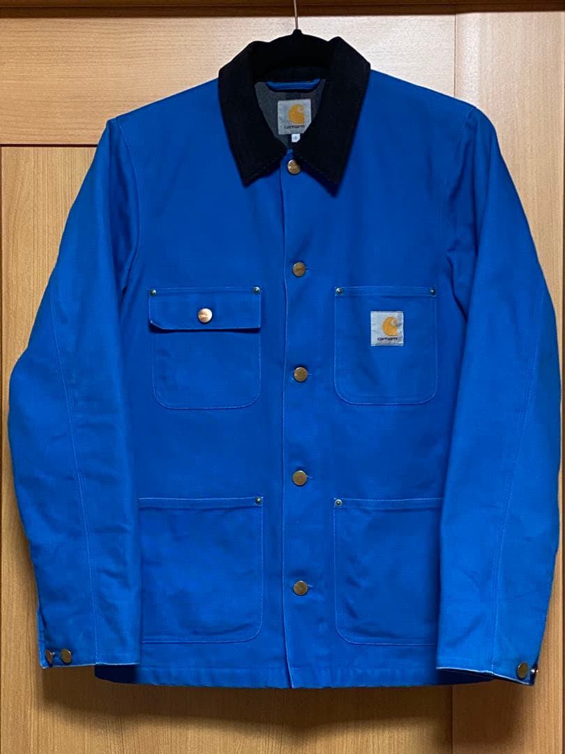 カーハート carhartt ミシガン　チョアコート　WIP　　レア　ブルーS