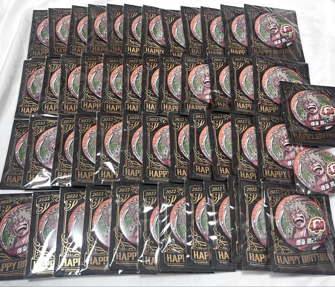 爆豪勝己 バースデイ缶バッジ 2022