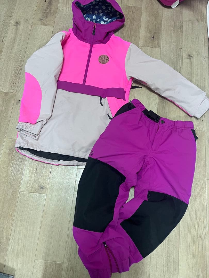 80's mint 様　エアブラスター キッズ スノー ウェア 上下セット