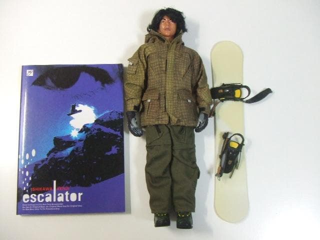サイン入り フィギュア付き 石川健二 エスカレーター スノーボード