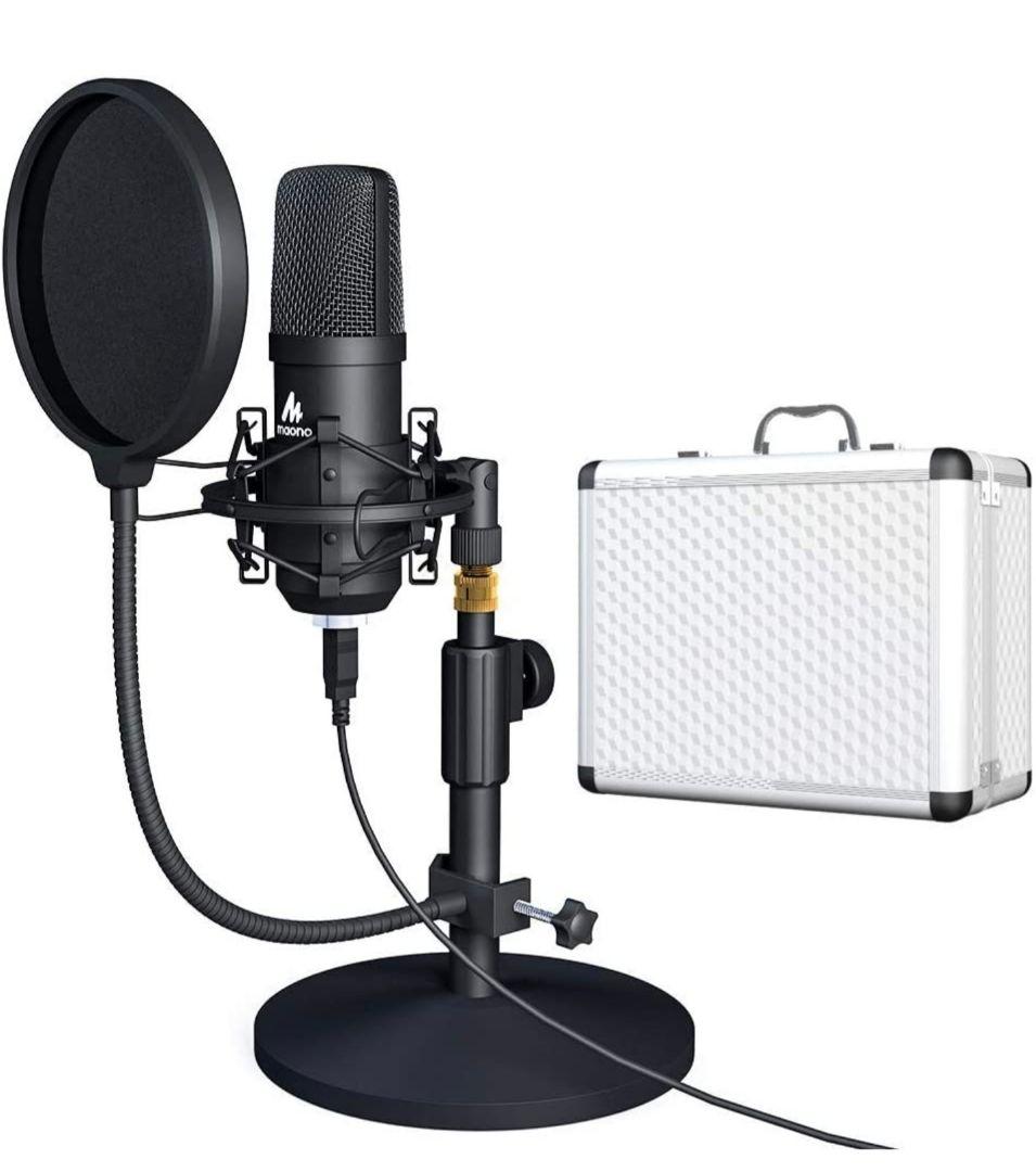 MAONO USBマイク PC用コンデンサーマイク