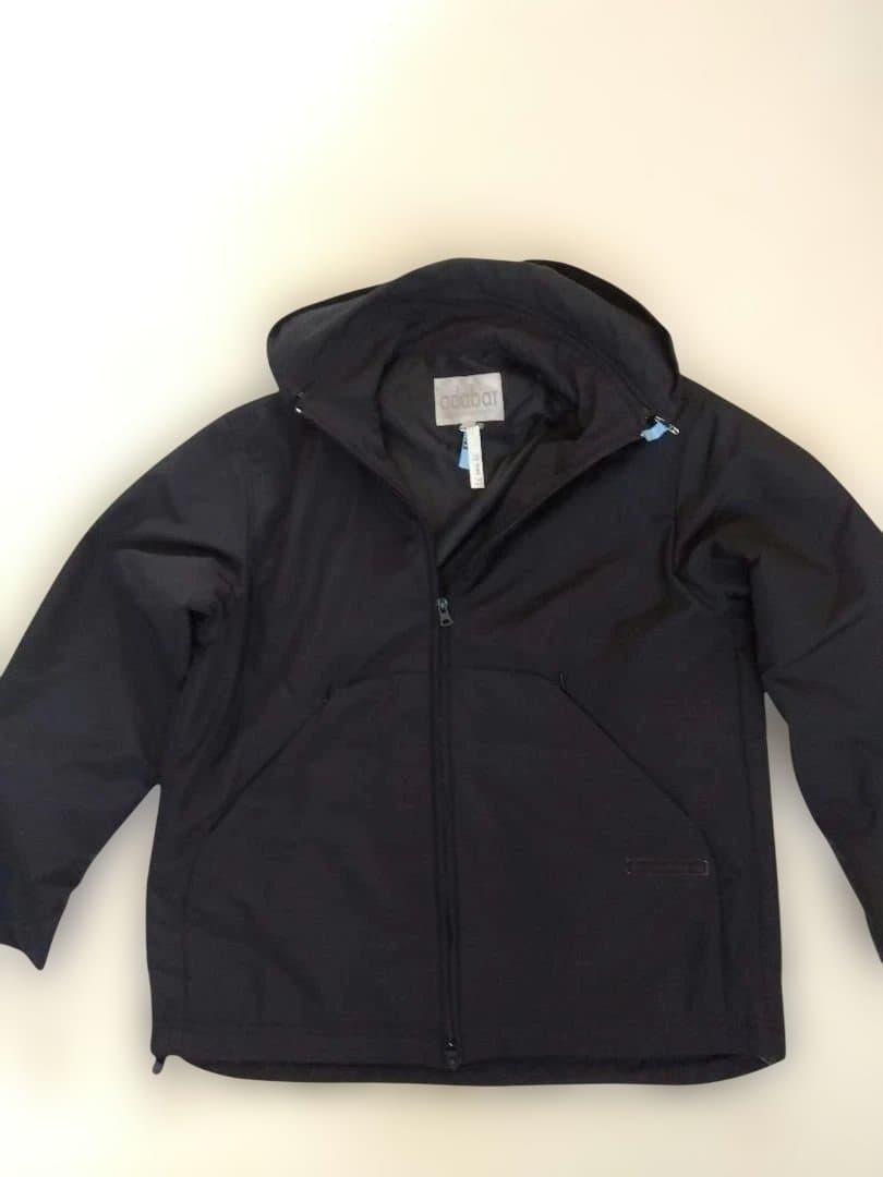 adabat 黒 ジャケット フード付き