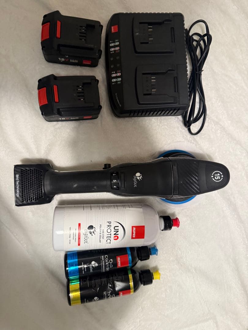 RUPES ルペス　HLR15 ポリッシャー おまけ研磨剤 残5割