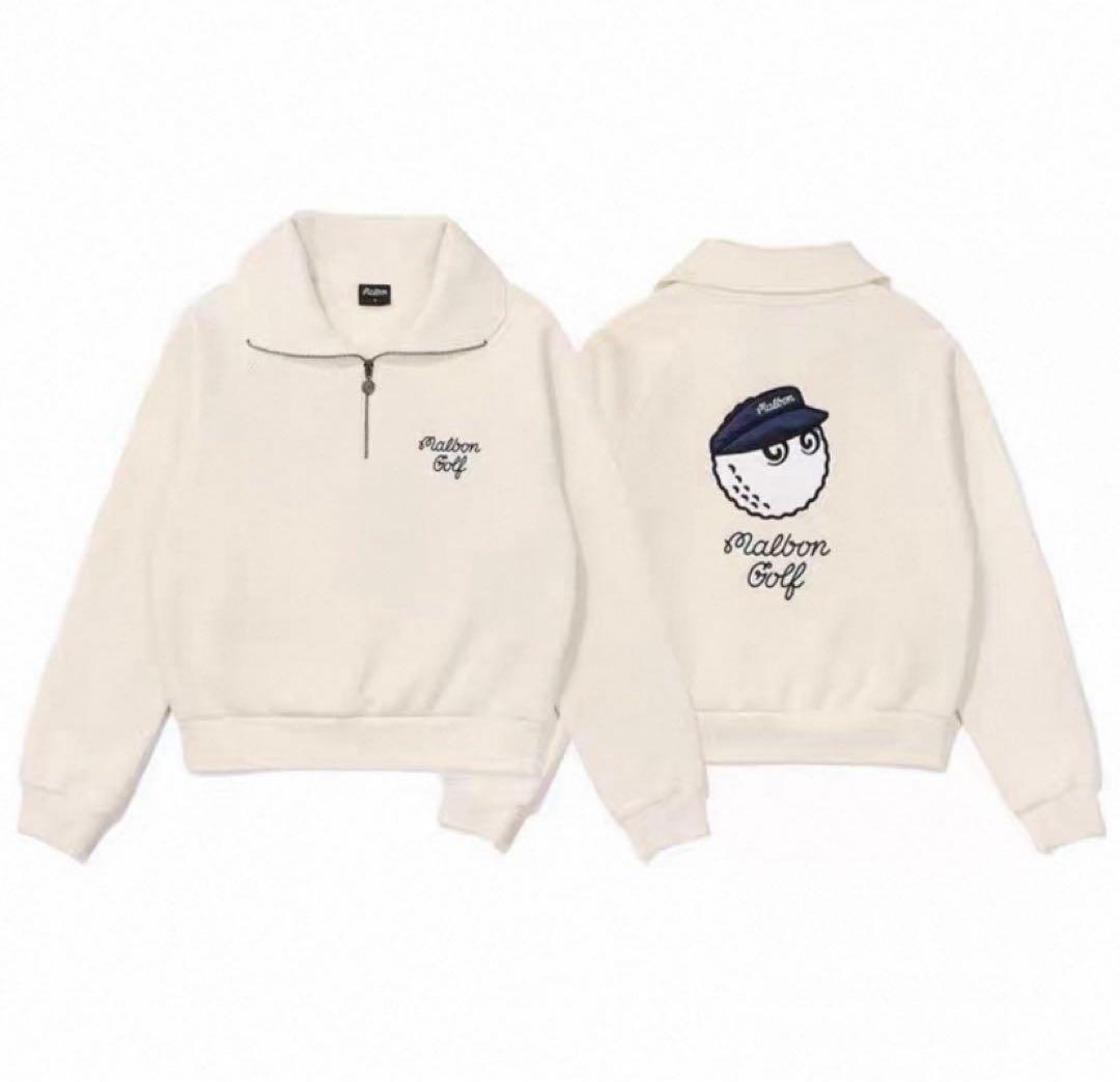 Ｍ クリーム　マルボンゴルフ MALBON GOLF ウエア