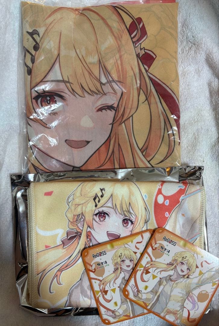 ホロライブ　極楽湯　のぼり　音乃瀬奏　タオル　コースター　おまけ付
