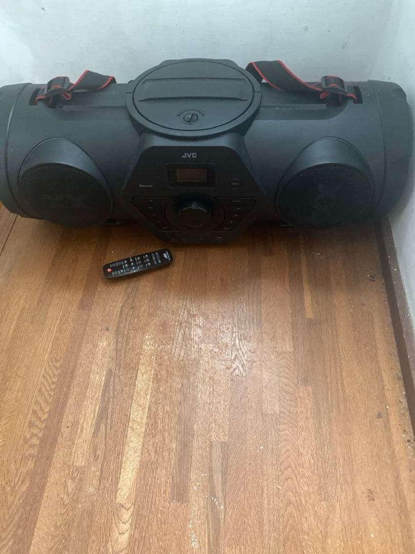 JVC ボックス型ラジカセ CDプレーヤー付き