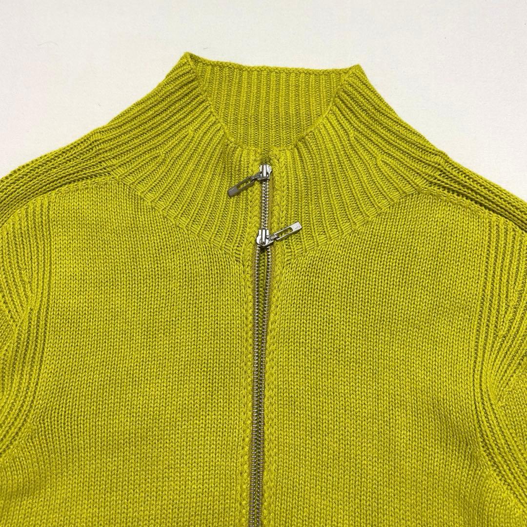 00s ダブルジップドライバーズニット archive 希少 古着 kiko