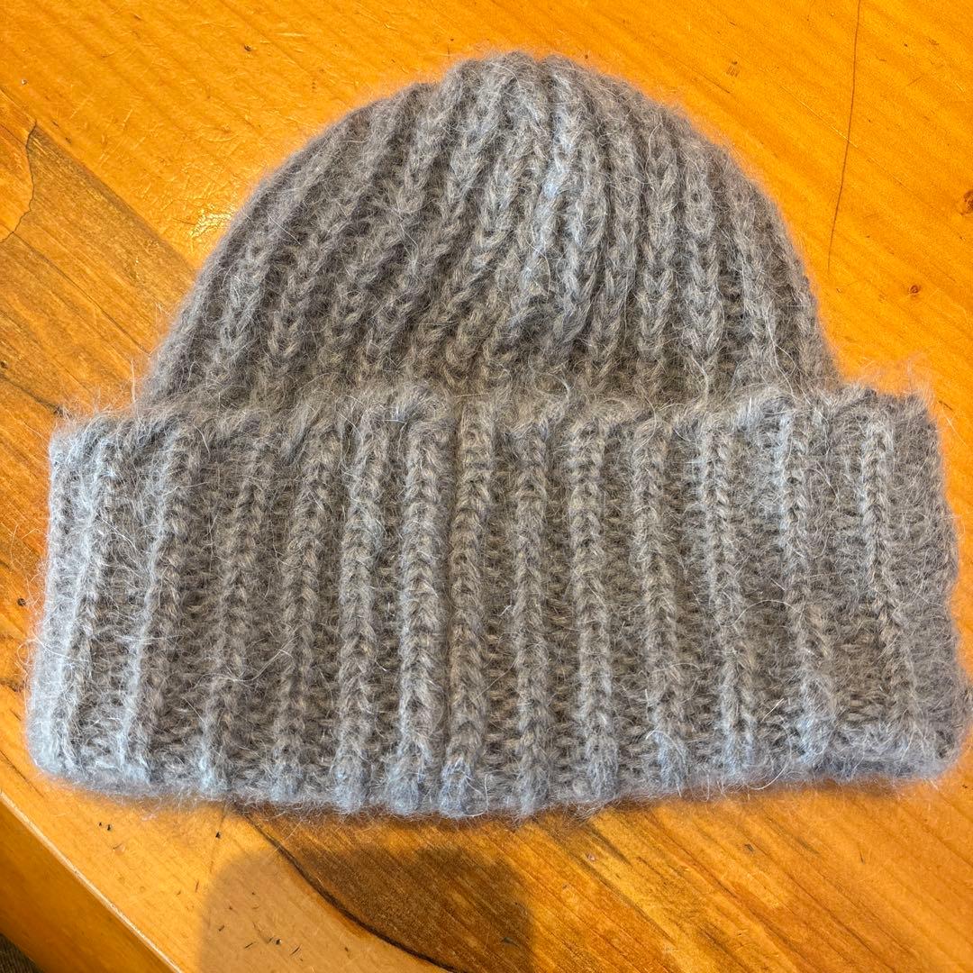 LOEWE ニット帽　グレー