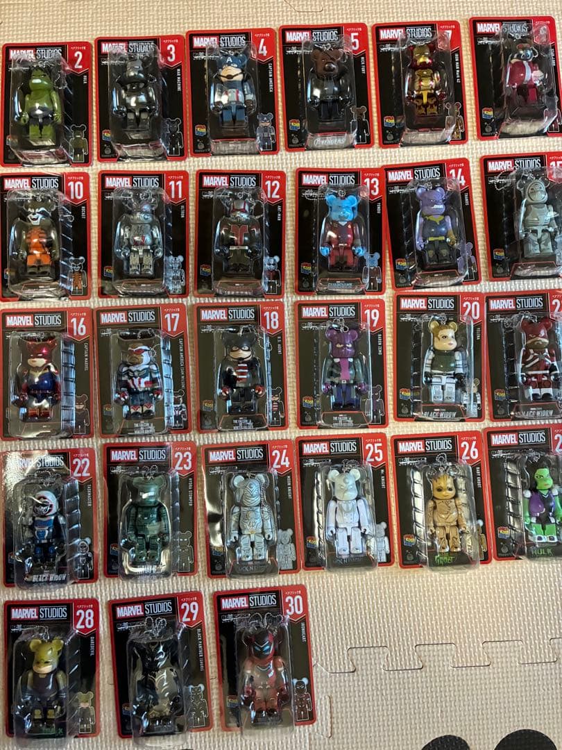 MARVEL ハッピーくじ　ベアブリック まとめ売り