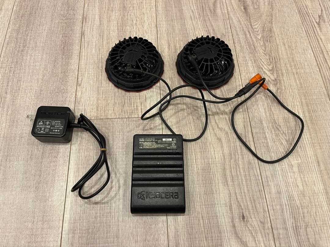 バートル　ファン、バッテリーセット17V ファン新品