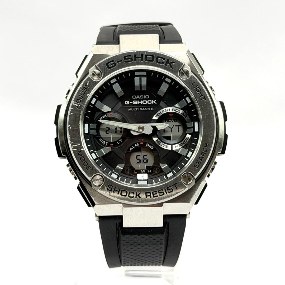 美品 G-SHOCK GST-W110 G-STEEL 電波ソーラー