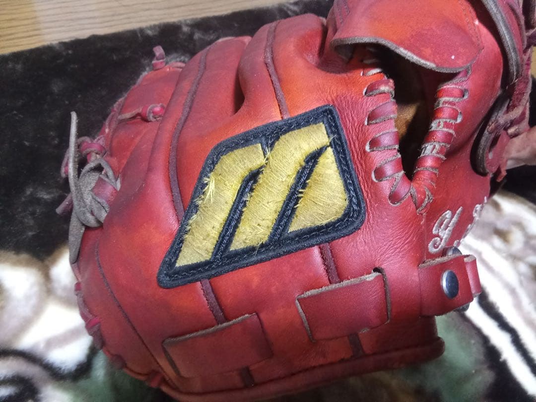 【最高峰】ミズノプロ オーダー 硬式 投手用グローブ ヨーロピアンキップ 赤