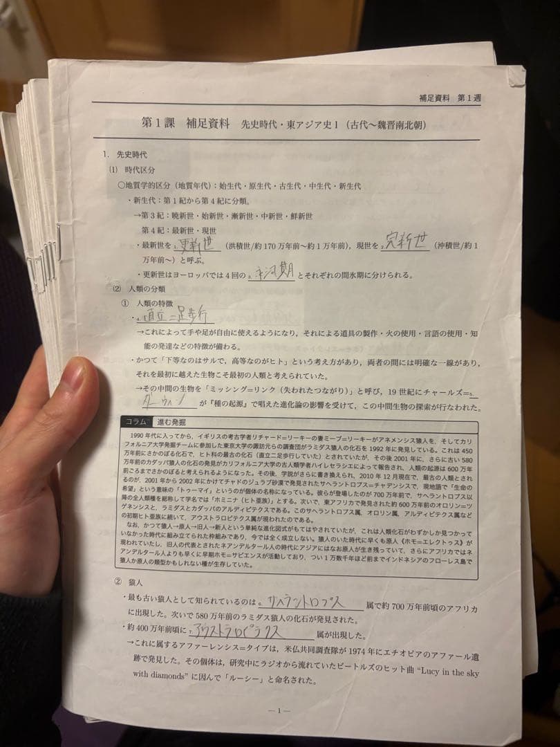 鉄緑会　世界史授業テキスト　全24回