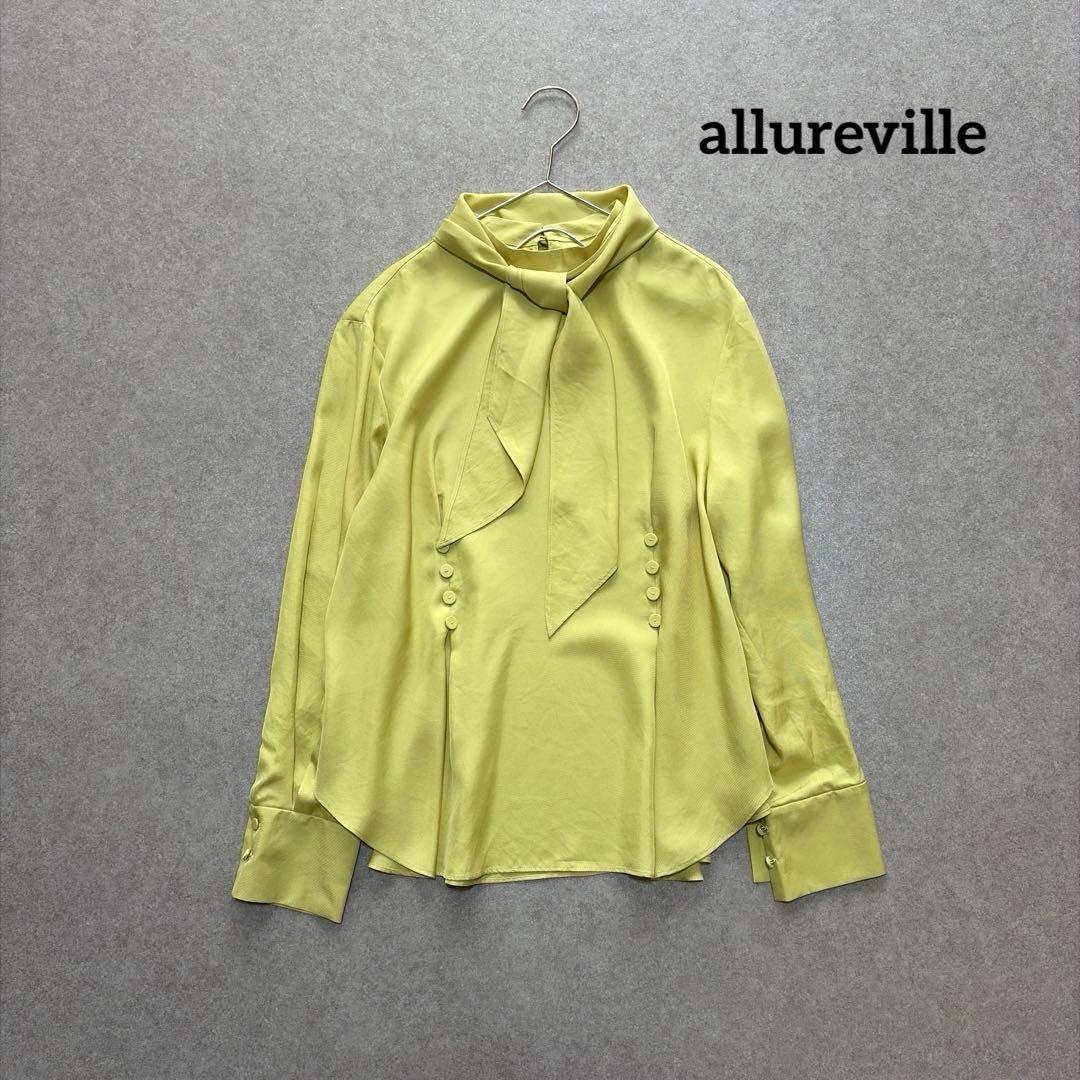 アルアバイル♡スカーフネックブラウス イエロー サイズ2