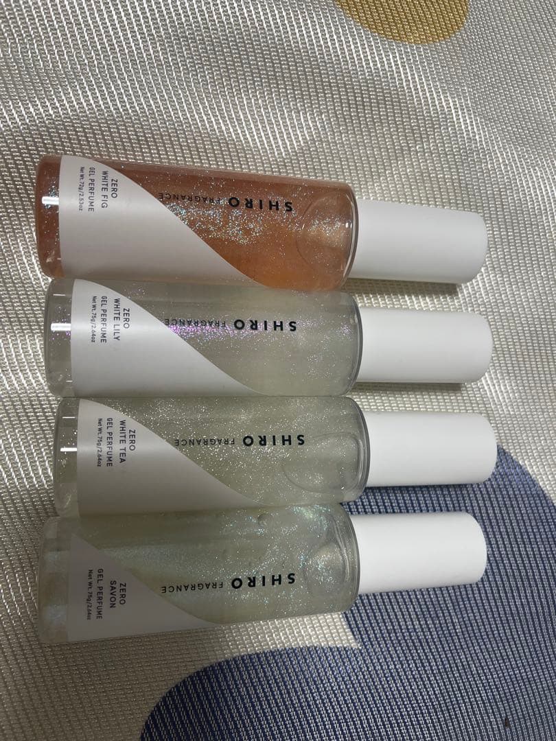 ゼロジェルパフュームセットサンボ/ホワイトリリ/ホワイトティー/フィグ