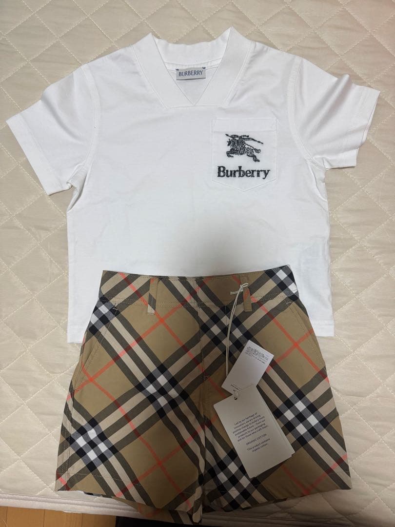 【新品・未使用】Burberry Tシャツ＆ショートパンツセット 3Y 98㎝