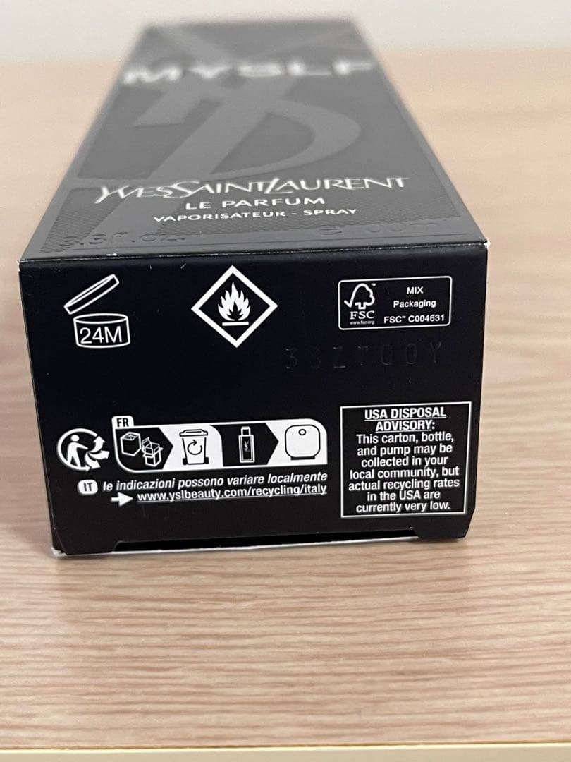 香水(男性用) YVES SAINT LAURENT MYSLF LE PARFUM 100ml