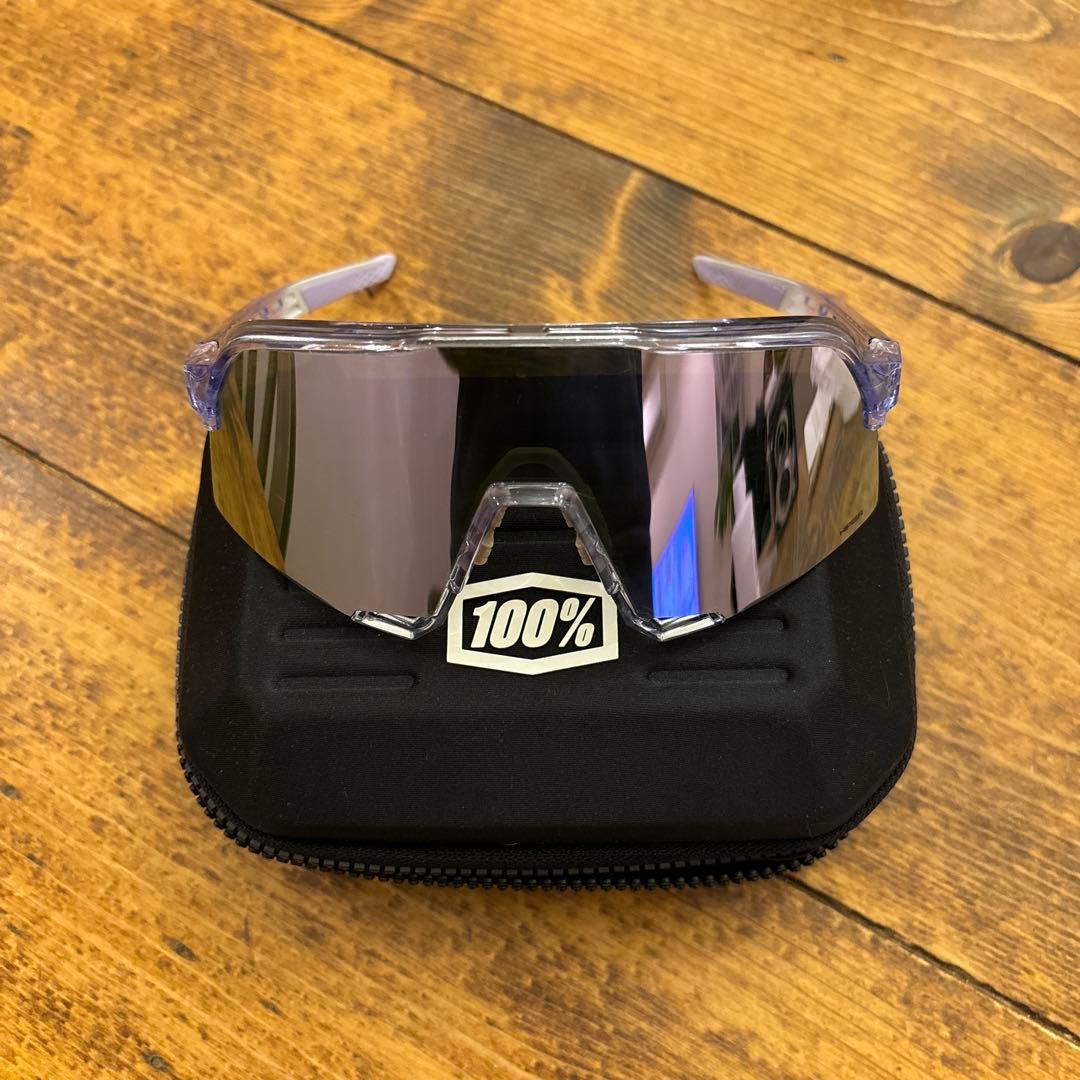100% S3 クリア ラベンダー ワンハンドレッド サングラス