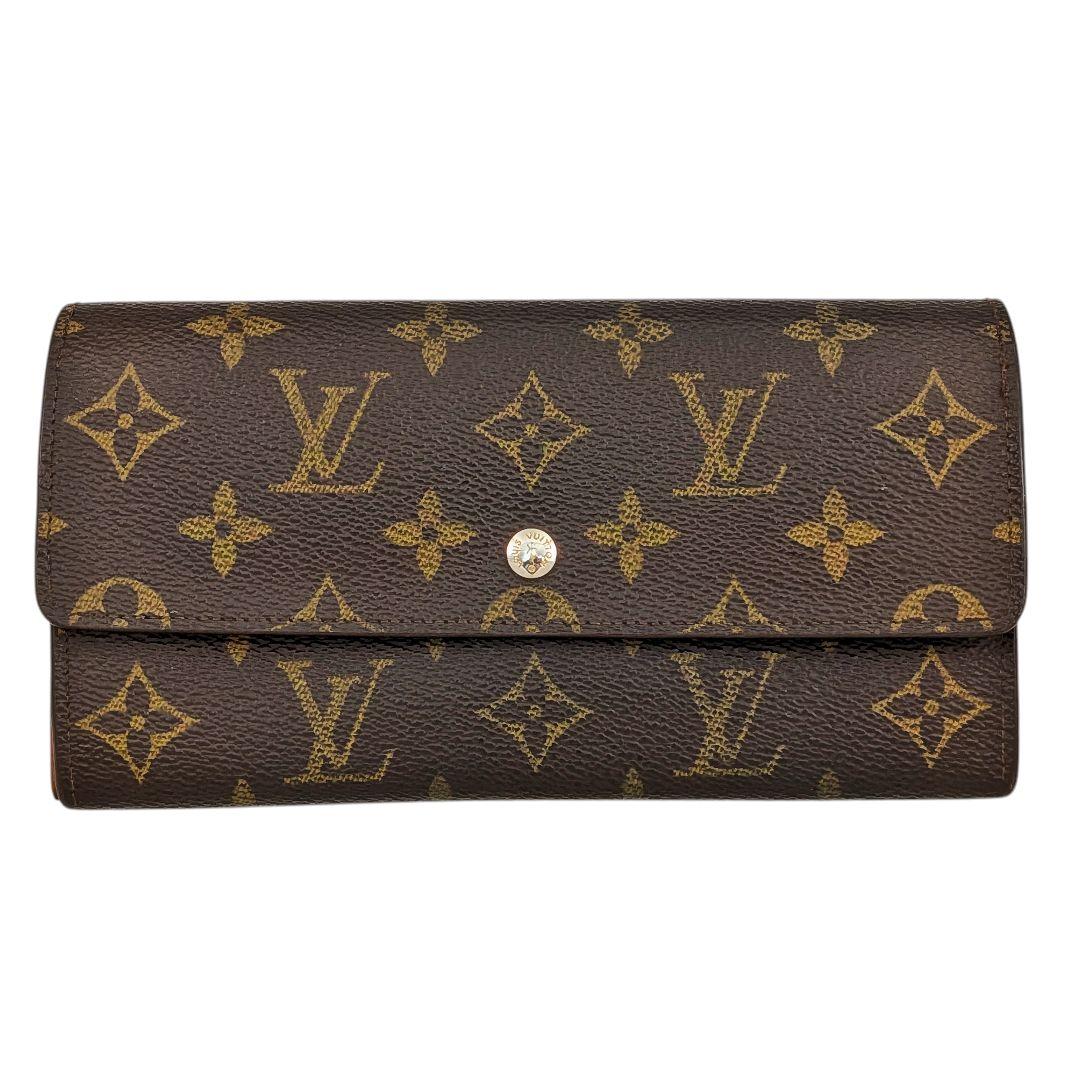 良品 ルイヴィトン モノグラム ポシェット ポルトモネ クレディ 967