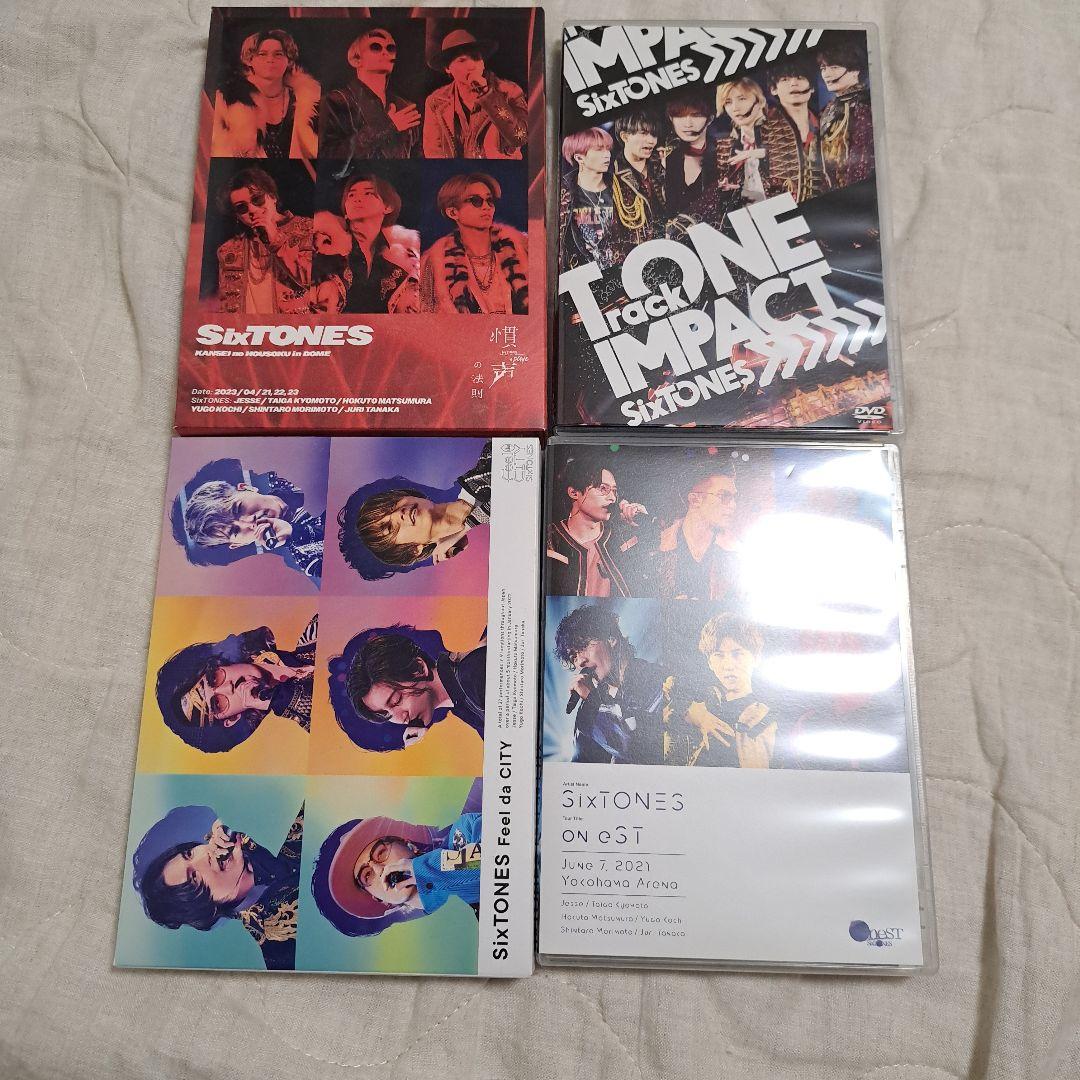 SixTONES ライブＤVＤ&Blu-rayまとめ