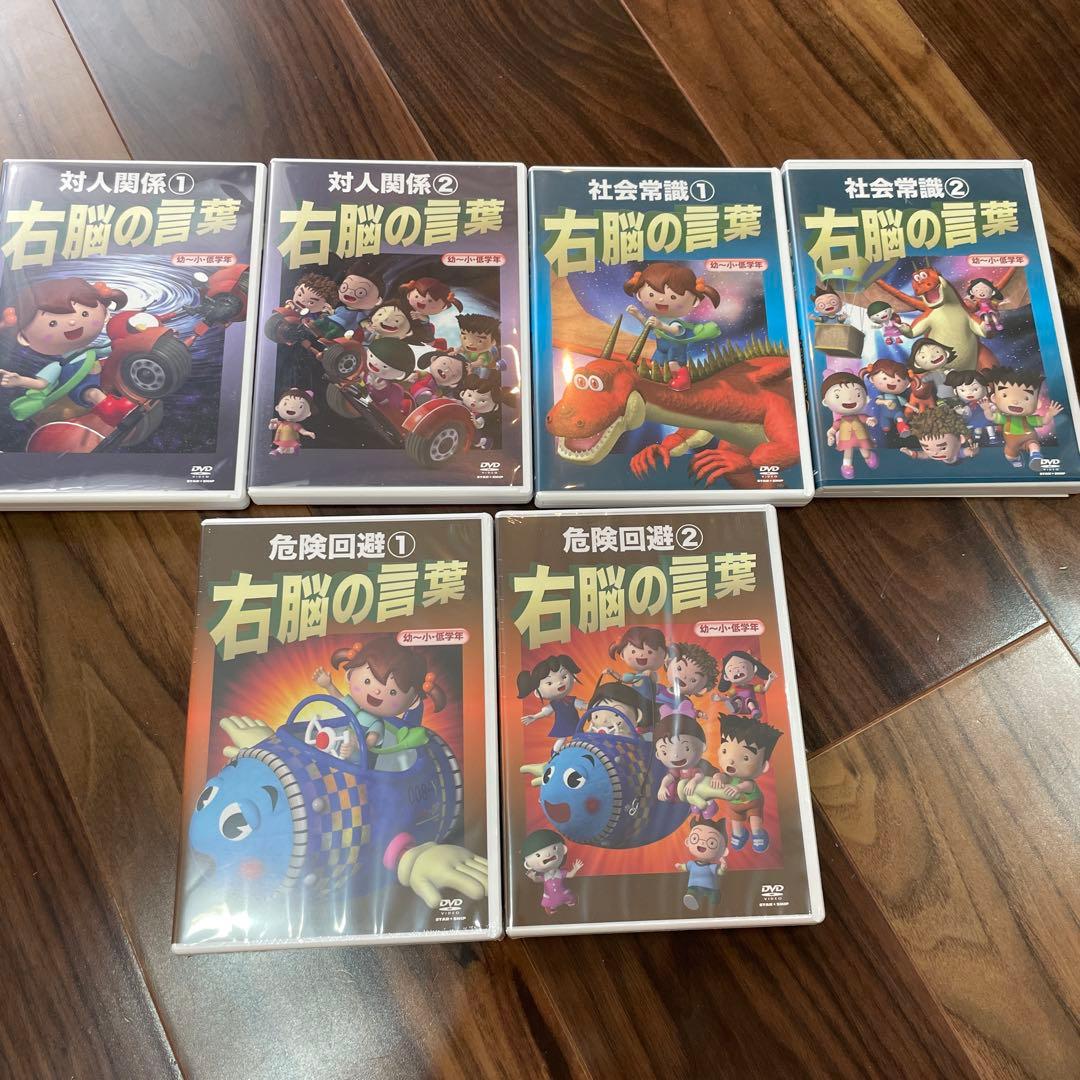 星みつる　右脳の言葉シリーズDVD6巻セット　発達教材