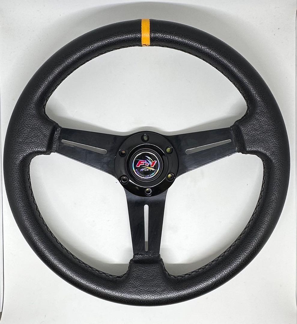 ア*ん様 小径ハンドル35φ 本革 momoタイプ　ステアリング