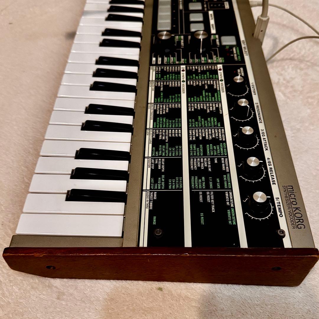 KORG MicroKORG シンセサイザー 37鍵 ソフトケース付き