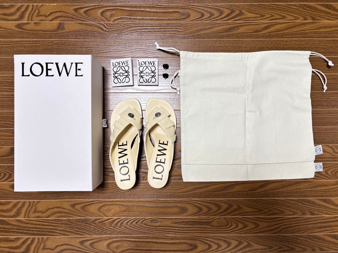 新品未使用品　LOEWE トイミュールサンダル 38