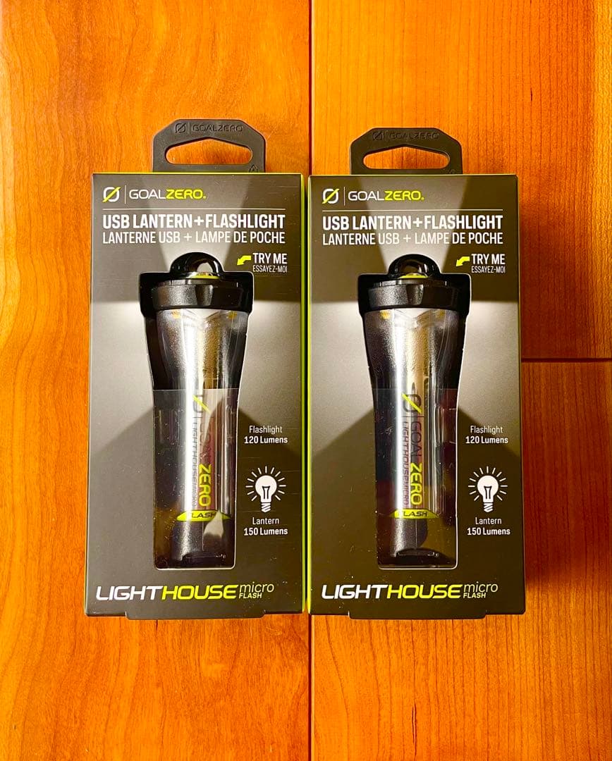 【新品】GOAL ZERO ゴールゼロ Micro Flash 2個（箱解体）