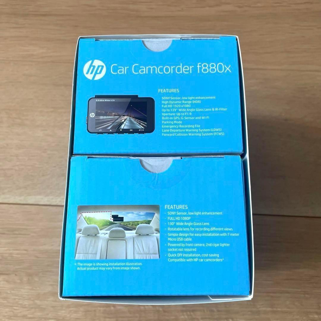 ヒューレットパッカード ドラレコ f880x RC3u セット フロントリア