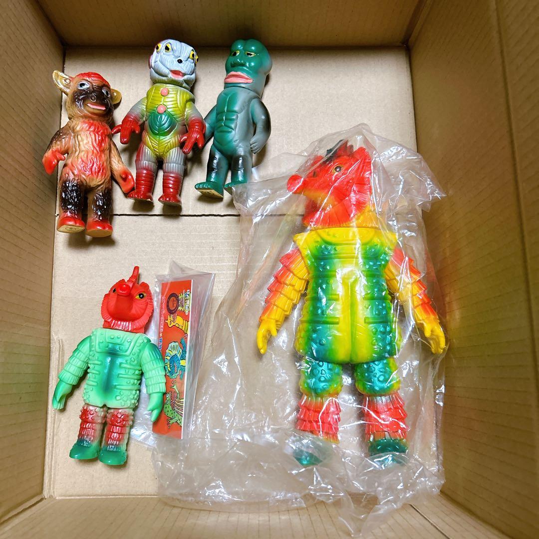 ぶたのはな　ミステラー星人　ブルマァク　ソフビ　フィギュア　M1号 東宝