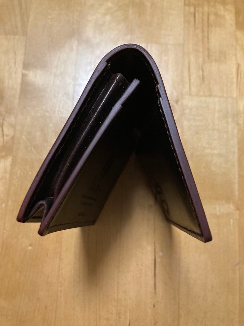 GANZO シェルコードバン2 名刺入れ バーガンディ 24年11月購入