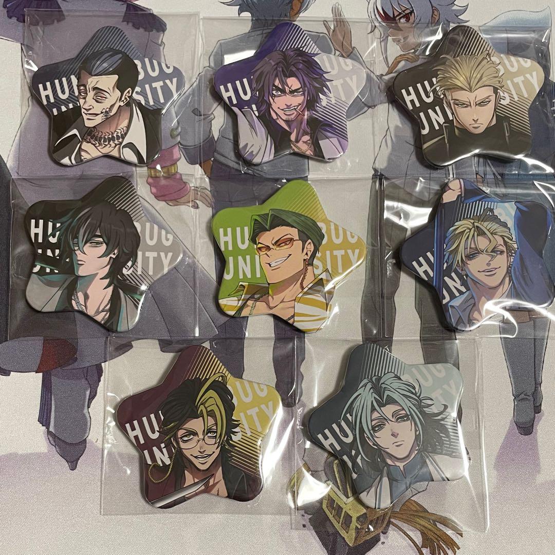 ヒューマンバグ大学 天王寺組 星型缶バッジセット