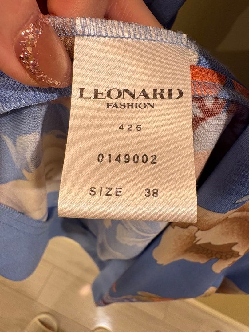 レオナール 備品　花柄チュニック 38