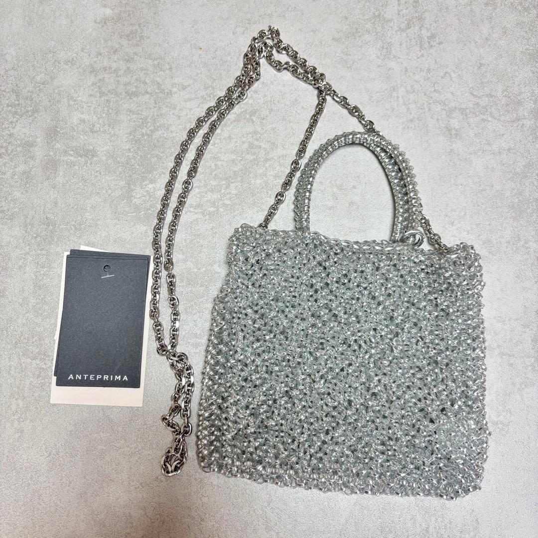 アンテプリマ ワイヤーバッグ スタンダード ミニアトゥーラ シルバー
